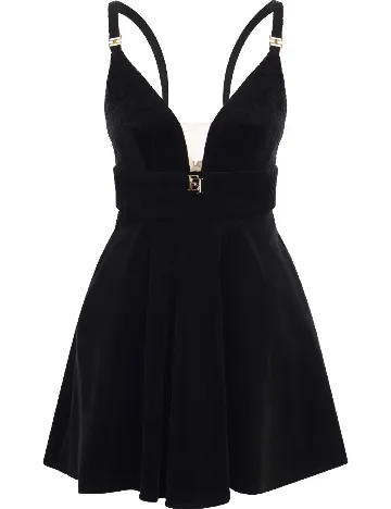 Rochie scurta Elisabetta Franchi, negru
