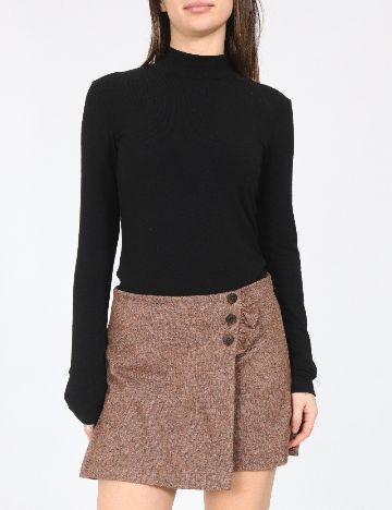 Fusta pantalon Zara, maro