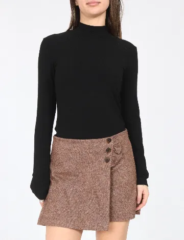 Fusta pantalon Zara, maro