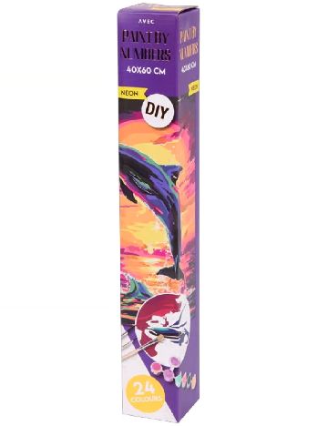 Set de pictura pe numere AVEC, mix culori