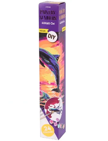 Set de pictura pe numere AVEC, mix culori