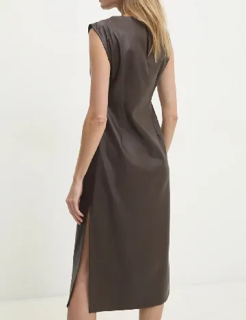 Rochie medie Answear LAB, maro