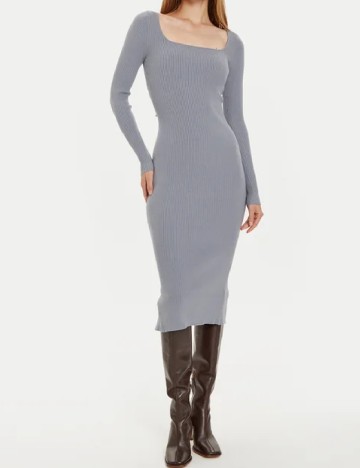 Rochie medie Guess, albastru