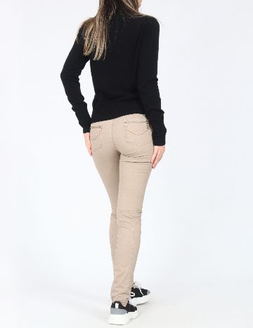 Pantaloni Zara, crem