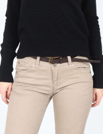 Pantaloni Zara, crem