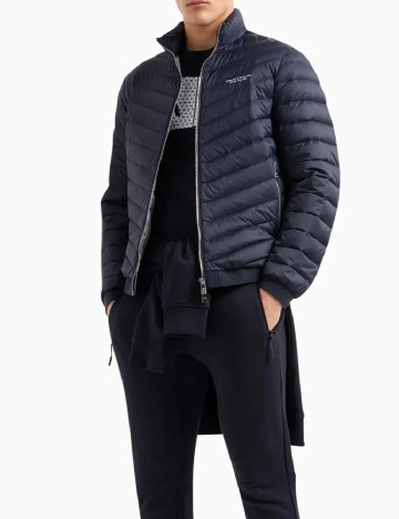 Geaca Armani Exchange, bleumarin