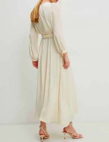 Rochie lunga Answear LAB, crem
