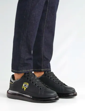 Adidasi KARL LAGERFELD, negru