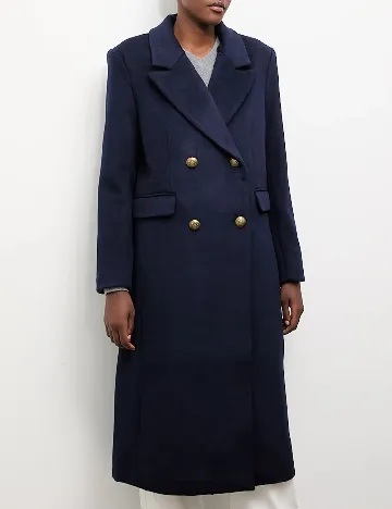 Palton oversize Answear LAB, bleumarin