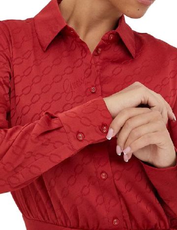 Rochie medie Guess, rosu