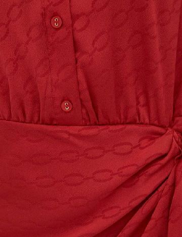 Rochie medie Guess, rosu