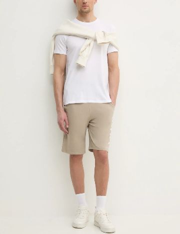 Pantaloni scurti ALPHA INDUSTRIES, maro