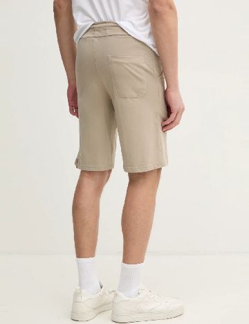 Pantaloni scurti ALPHA INDUSTRIES, maro