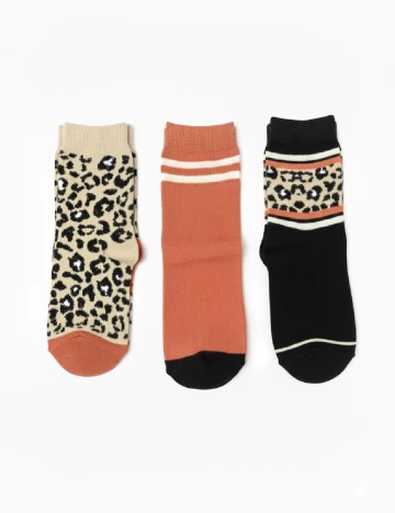 Set sosete 3 perechi Cozzi, mix culori
