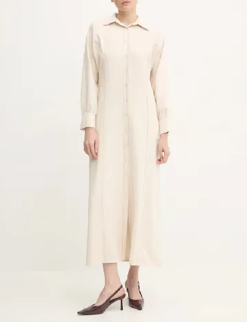 Rochie lunga Answear LAB, bej
