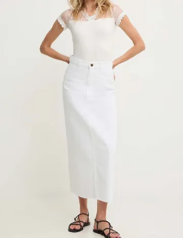 Fusta Answear LAB, alb