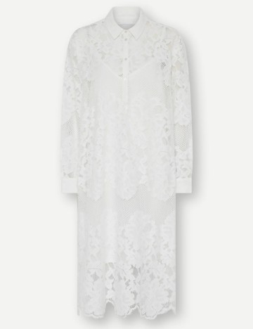 Rochie medie Herskind, alb