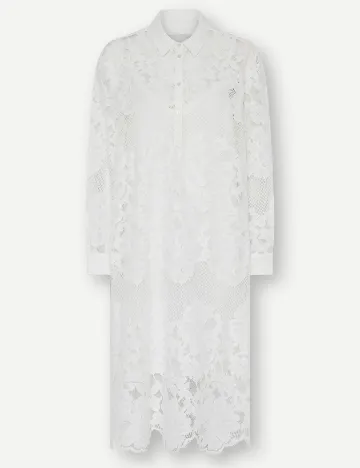 Rochie medie Herskind, alb