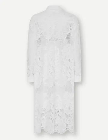 Rochie medie Herskind, alb