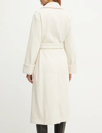 Palton oversize Liu Jo, crem