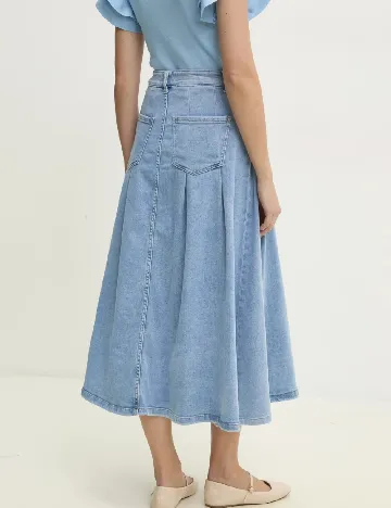 Fusta Answear LAB, albastru