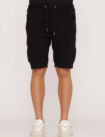 Pantaloni scurti ALPHA INDUSTRIES, negru
