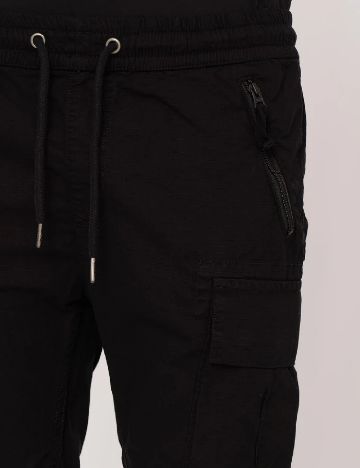 Pantaloni scurti ALPHA INDUSTRIES, negru