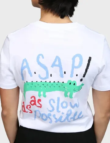 Tricou On Vacation, alb