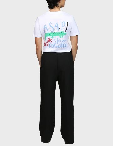 Tricou On Vacation, alb