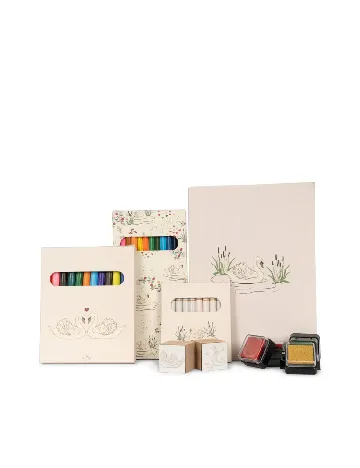 Set de desenat Konges Sl&oslash;jd, crem