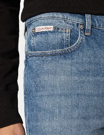 Blugi Calvin Klein Jeans, albastru