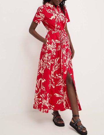 Rochie lunga Answear LAB, rosu