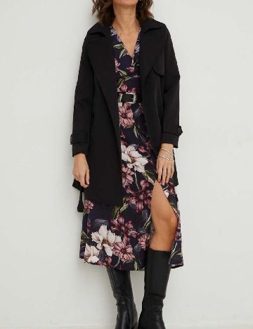 Trench Answear LAB, negru