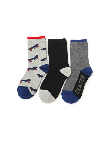 Set sosete 3 perechi Cozzi, mix culori