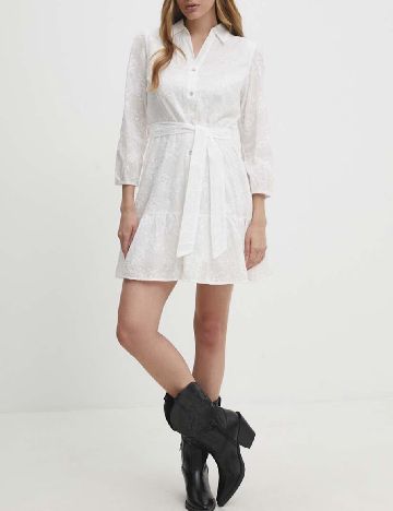 Rochie scurta Answear LAB, alb