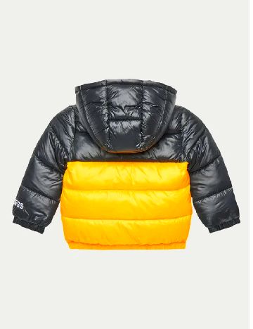 Geaca Guess, negru/galben