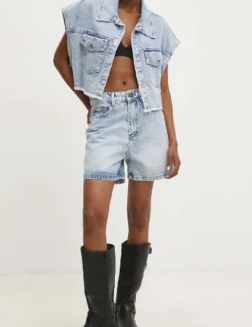 Pantaloni scurti Answear LAB, albastru