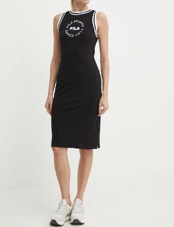 Rochie scurta Fila, negru