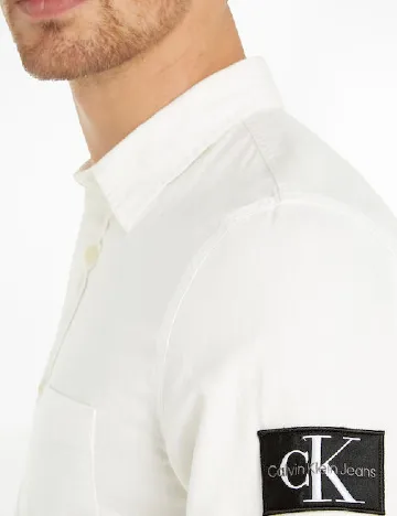 Camasa Calvin Klein Jeans, alb