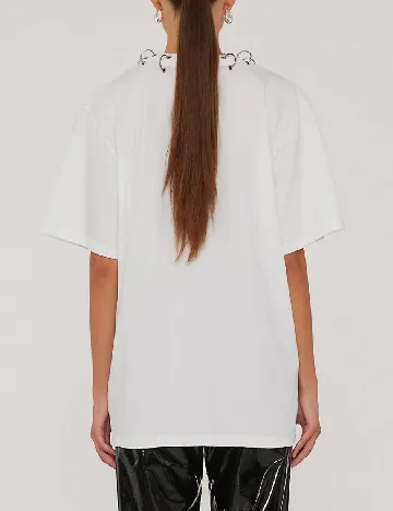 Tricou Oversize Rotate, alb