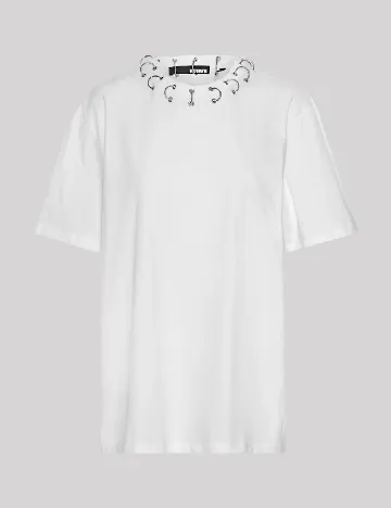 Tricou Oversize Rotate, alb