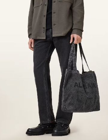 Sacosa ALLSAINTS, gri inchis