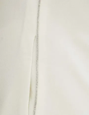 Rochie scurta Answear LAB, ecru