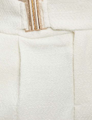 Pantaloni scurti Answear LAB, crem