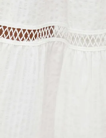 Rochie medie Answear LAB, alb