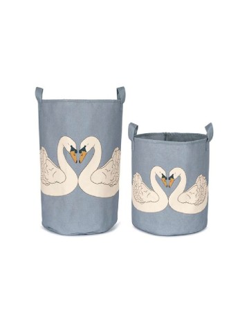 Set cutii depozitare jucarii Konges Sl&oslash;jd, albastru