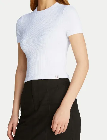 Top Calvin Klein Jeans, alb