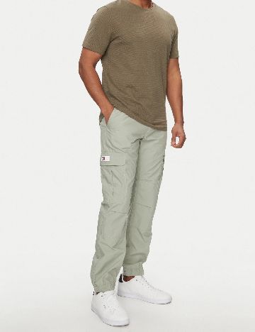Pantaloni Tommy Jeans, verde