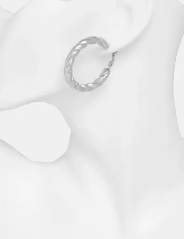 Cercei Answear LAB, argintiu