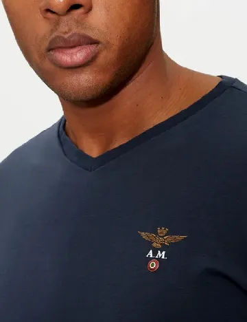 Tricou Aeronautica Militare, bleumarin